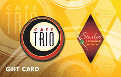 Cafe Trio Electronic (E-Gift) Card