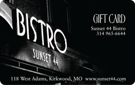 Sunset 44 Bistro Gift Card